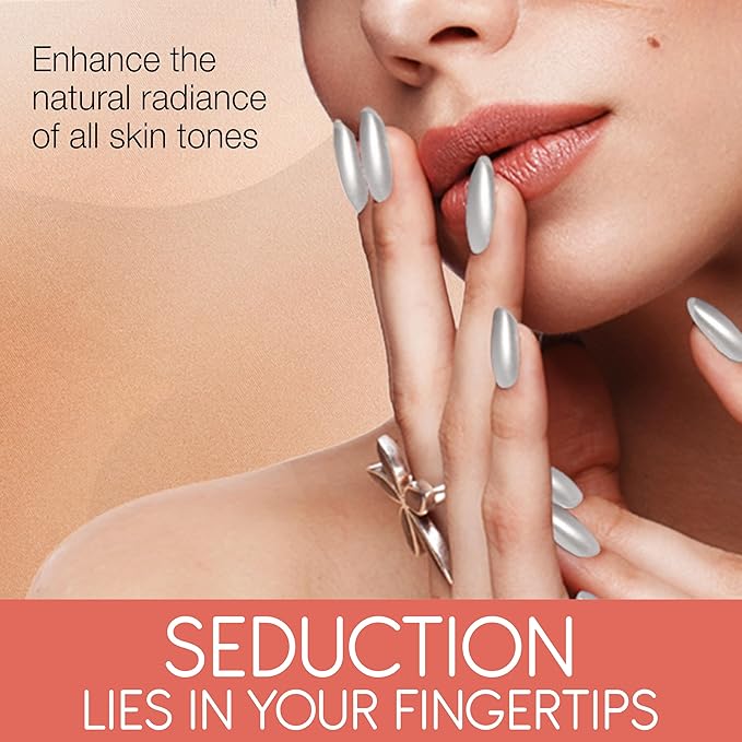 Ardell Nail Addict Naked Seductress, Press On Nails, Medium Almond Shape, Nail Kit, 1-Pack