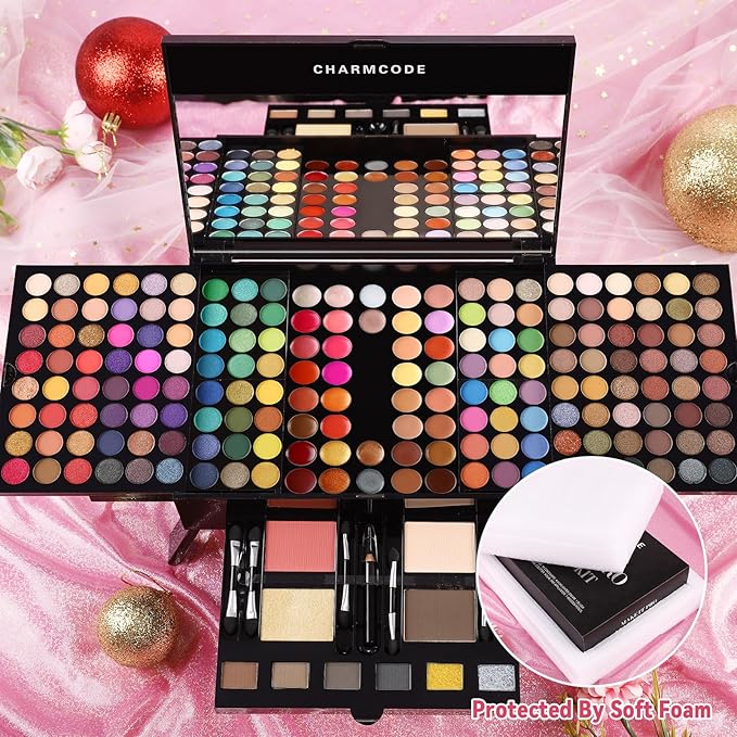 CHARMCODE 190 Colors Cosmetic Make up Palette Set
