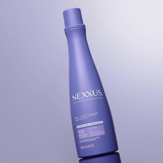 Nexxus Hy-Volume Weightless Lift Conditioner Protein Fusion with Collagen Protein & Hyaluronic Acid For Flat & Limp Hair for 48 Hours of Volume 13.5 Fl Oz