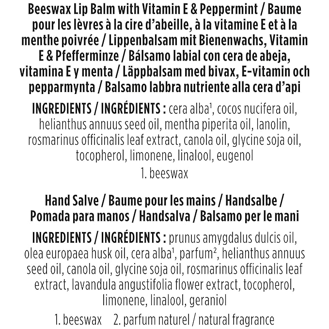 Burt's Bees Lip Balm and Hand