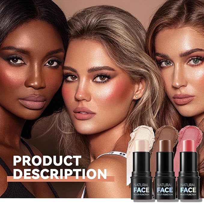 Highlighter Contour Stick, Milk Makeup Contour, Blush Sticks, 03#QUARTZ ROSE