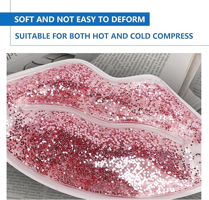 Lip Gel Ice Pack, Reusable Hot