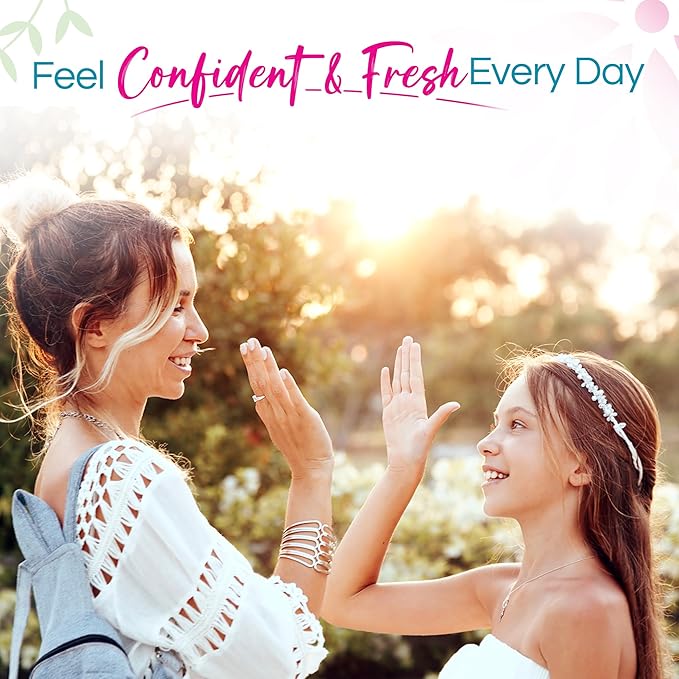 Good for You Girls Aluminum-Free, Natural Deodorant for Kids, Preteens, Teens, Safe & Effective Odor Protection, Clear Roll-On, Vegan, Natural Fragrance | Soft Powder, 3 oz (Pack of 1)