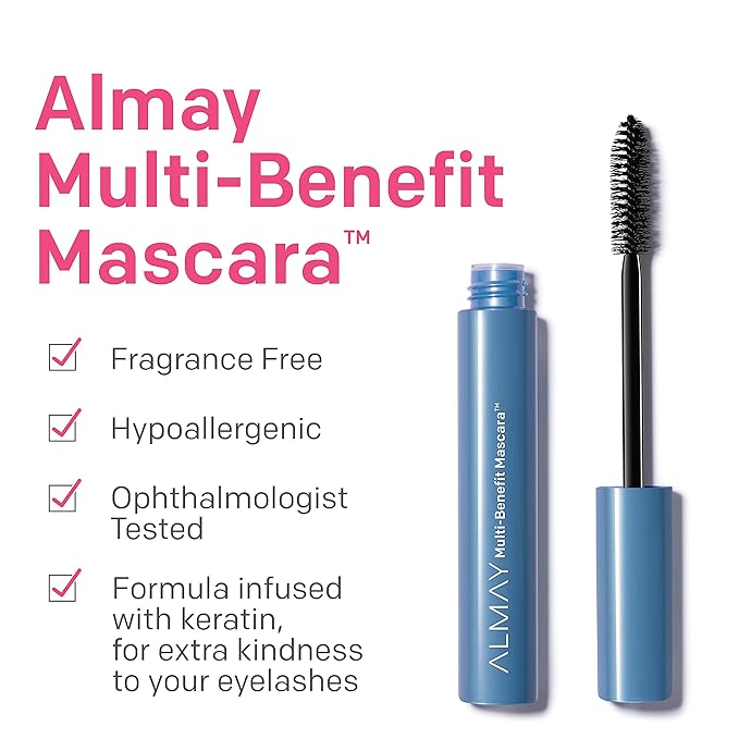 Almay Multi-Benefit Mascara and Eyeliner Duo Value Pack, Black Brown