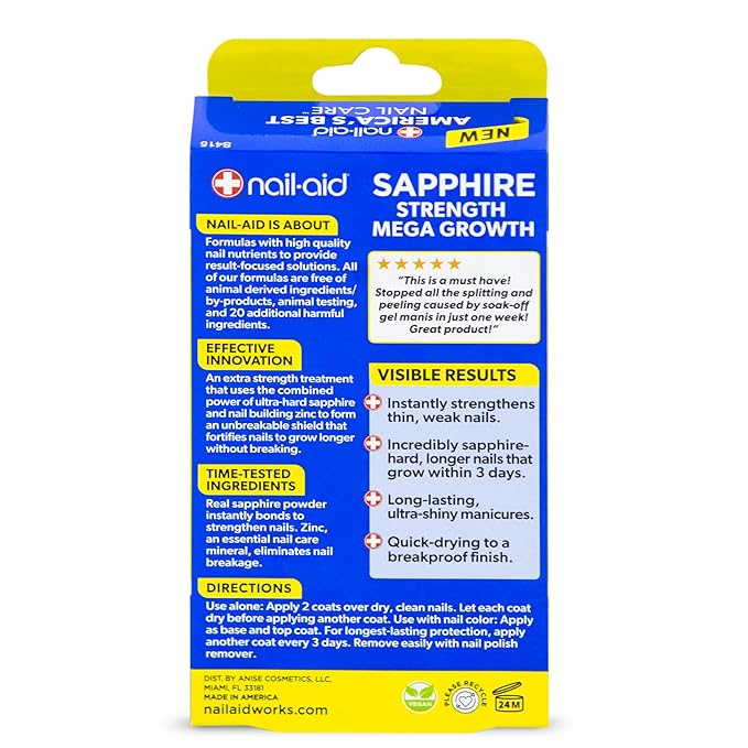 Nail-Aid Sapphire Strengthener & Mega