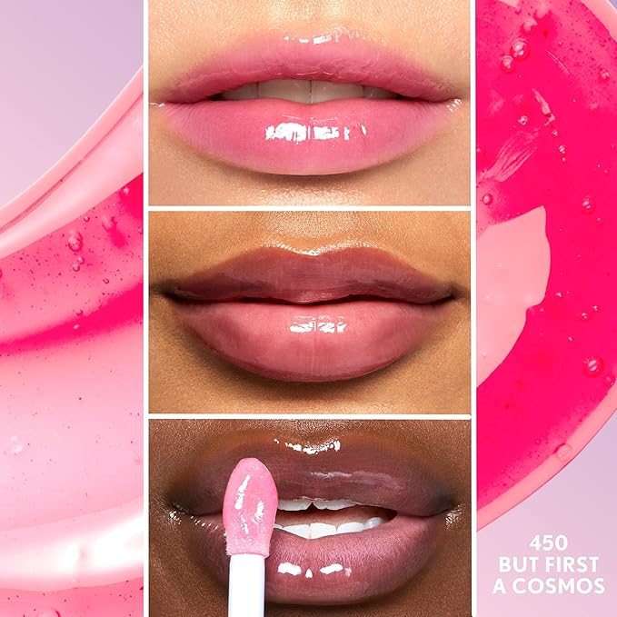 COVERGIRL Clean Fresh Yummy Lip Gloss, Sheer, Natural Scents, Vegan Formula - But First a Cosmo