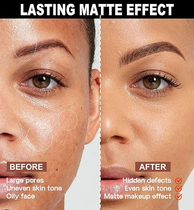 MAEPEOR Pressed Powder 8 Colors Oil Control Matte (03 Nude)