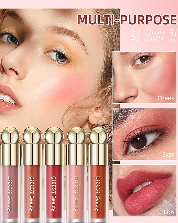 Liquid Blush Wand, Creme Matte Finish Looking, Dewy -# 02