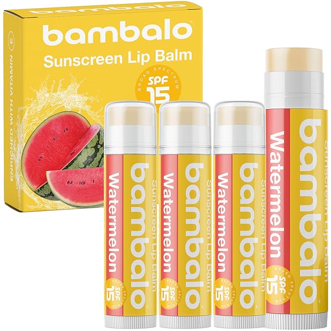 4-Pack Watermelon SPF 15 Lip Balm