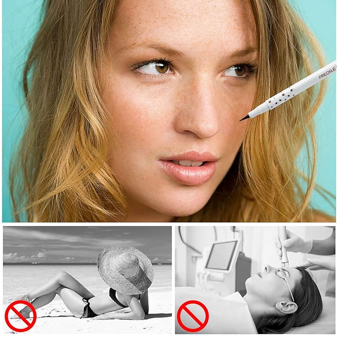 Freckle Pen, Freckle Makeup Pen for Face, Waterproof Skin (Chestnut)