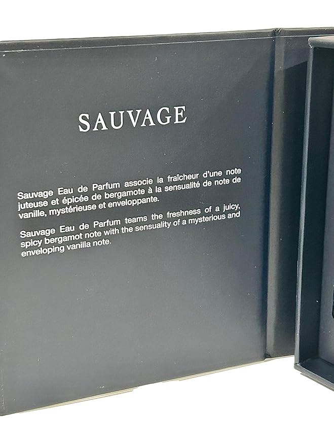 Dior Sauvage Perfume for Men – Mini Fragrance Gift Set EDP & Shower Gel Duo Travel Set