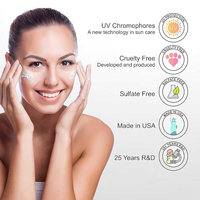Frown Wrinkle Control with UV Chromophores