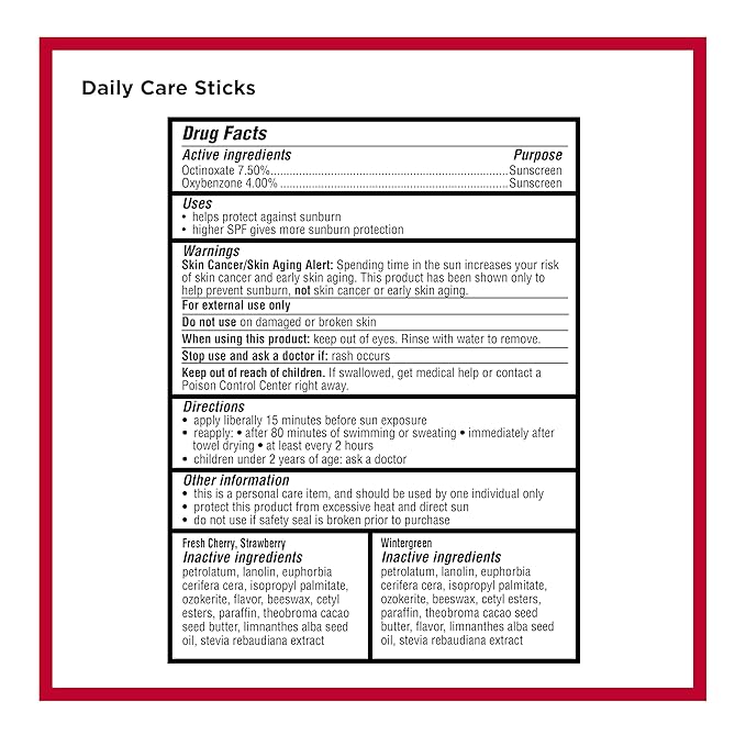 Carmex Daily Care Moisturizing Lip Balm Pack, SPF 15, Multi-Flavor Lip Care Variety Pack Bag, 9 Count (3 Tubes, 6 Sticks)