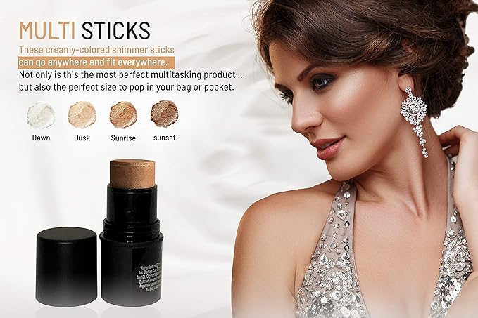 Natural Organic Multi Cream Sticks, Highlighter and Bronzers 0.. (Dawn) 18 oz