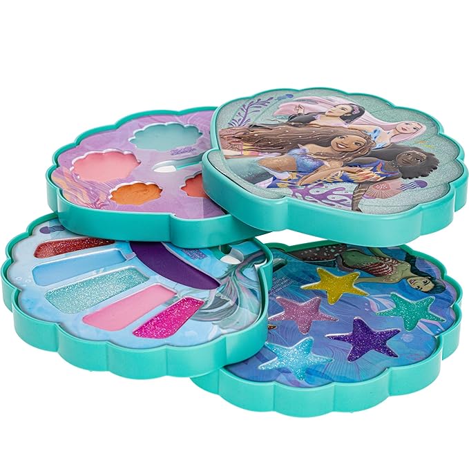 Townley Girl The Little Mermaid Clam Beauty Compact
