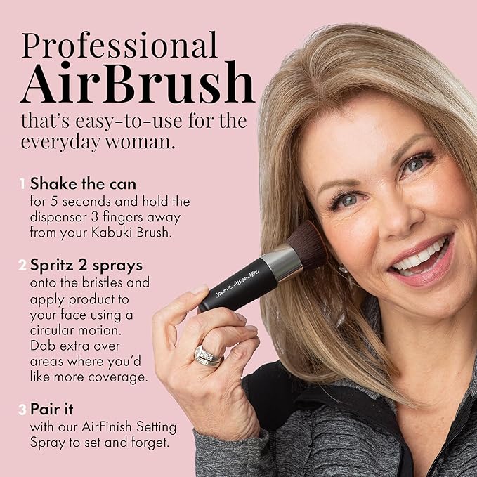 MagicMinerals AirBrush Foundation by Jerome Alexander – 2pc Medium Dark