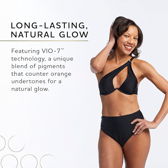 Norvell Venetian Sunless Self Tanner Mousse with Bronzer, 8 Fl Oz - Instant Self Tanning - Natural Looking - Anti-Orange - Fake Tan for Bronzing Glow