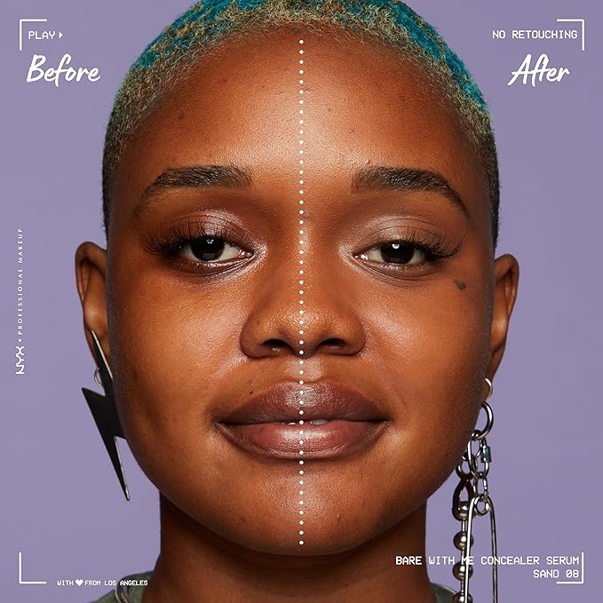 NYX PROFESSIONAL MAKEUP Bare With Me Concealer Serum, - Sand