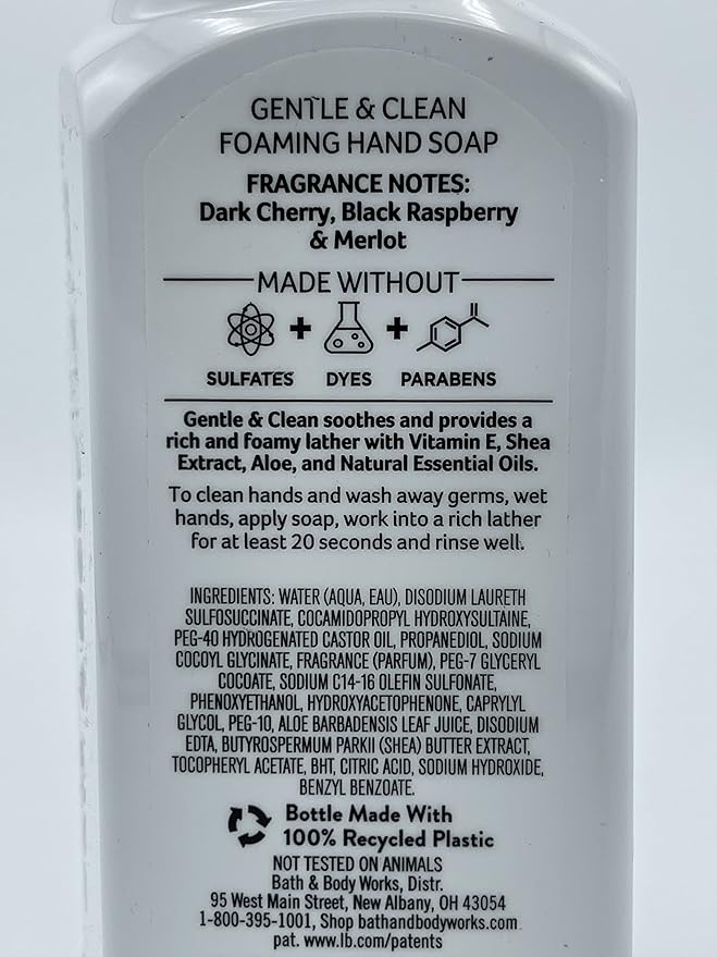 Bath and Body Works Kitchen Favorites Gentle & Clean Foaming Hand Soap, 8.75 fl. oz. (Variety, 5-Pack)