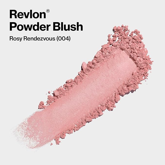 Revlon Blush, Powder Blush Face Makeup, High Impact Rosy Rendezvous, 0.17 oz