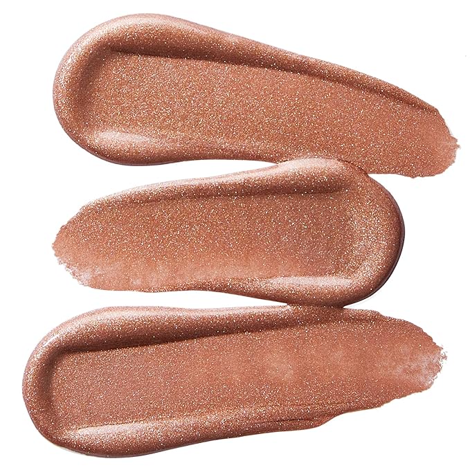 Mysense Liquid Highlighter Makeup,Highlight Bronzer Stick with Sponge Highlighter-Bronze Rose