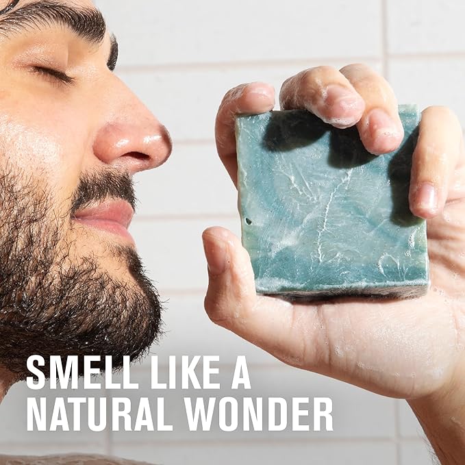 Every Man Jack Cold Plunge Mens Bar Soap - Yosemite Falls Scent with notes of Earthy Eucalyptus and Invigorating Pine - Deeply Cleans, Hydrates with Naturally Derived Ingredients - 5oz 2 Pack