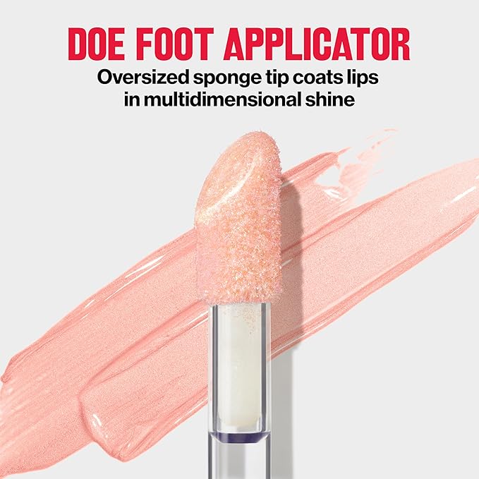 Revlon Super Lustrous Lip Gloss, Non-Sticky, Hydrating, High Shine Finish, 200 Crystal Clear, 0.13 oz