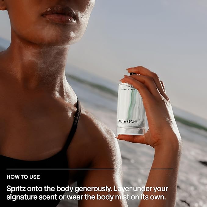 Salt & Stone Body Mist + Body Lotion Bundle | Santal & Vetiver