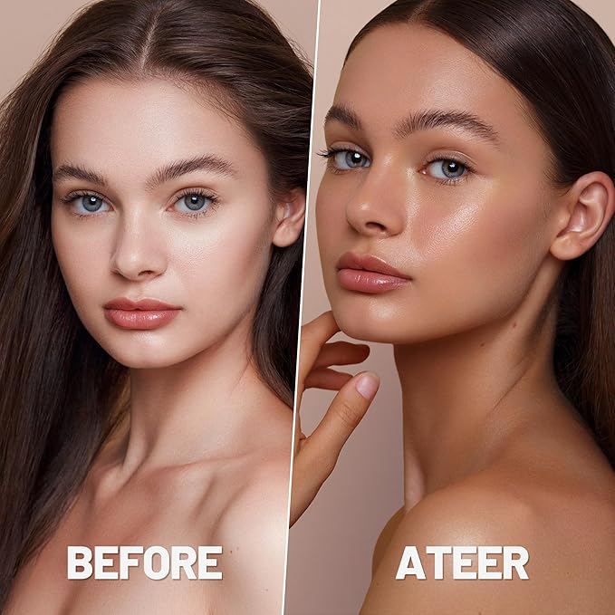 Face Tanning Drops to Add to Lotion,14 Day Long Lasting Effect Face Self Tanner Bronzing Drops, Natural Organic Ingredients, Quick Tan Drops