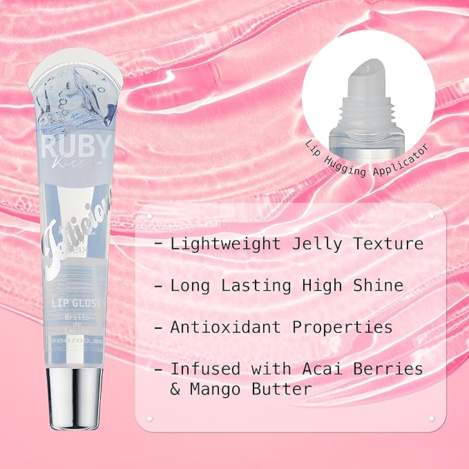 Ruby Kisses Jellicious Mouth Watering Lip Gloss (JLG01&JLG04&JLG05)