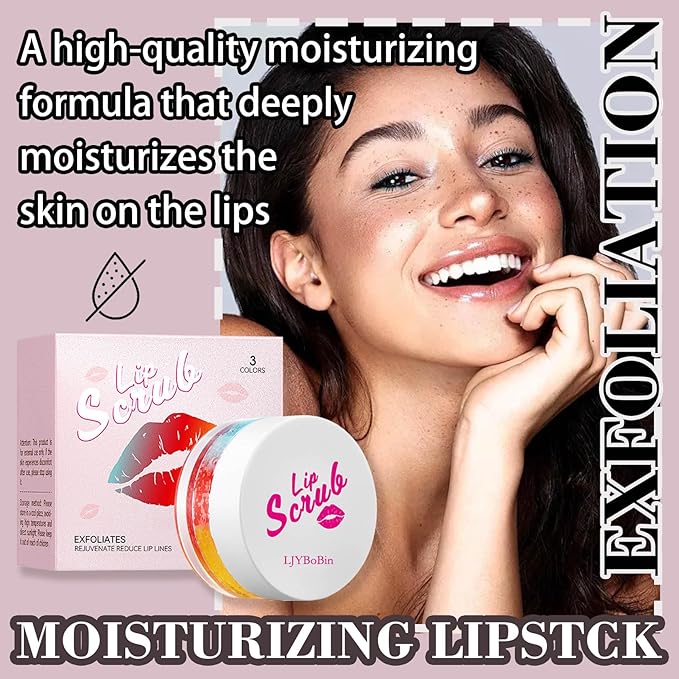 Nourishing Smooth Lip Scrub,Soft Long Lasting