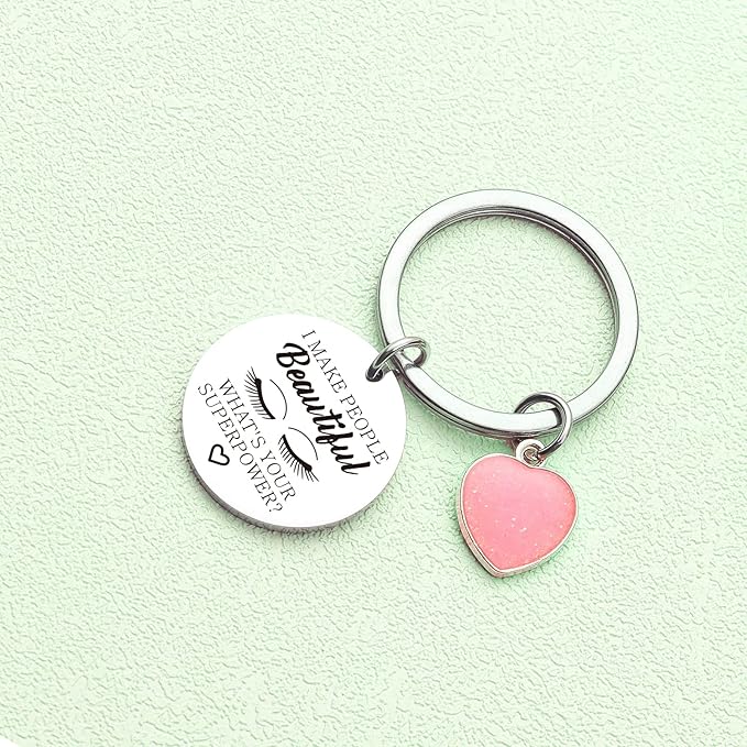 Lashes Keychain Lashes Girl Gift Eyelashes