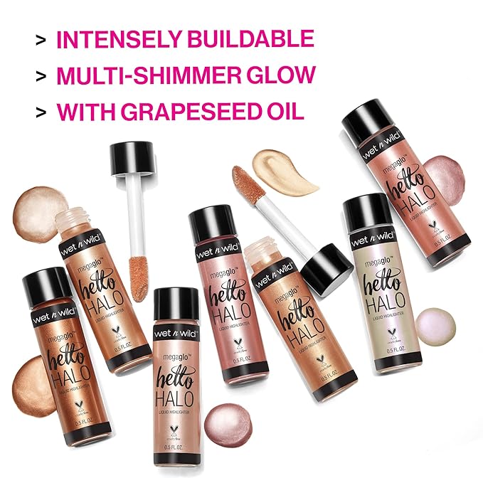 wet n wild MegaGlo Hello Halo Liquid Highlighter Halo, Goodbye
