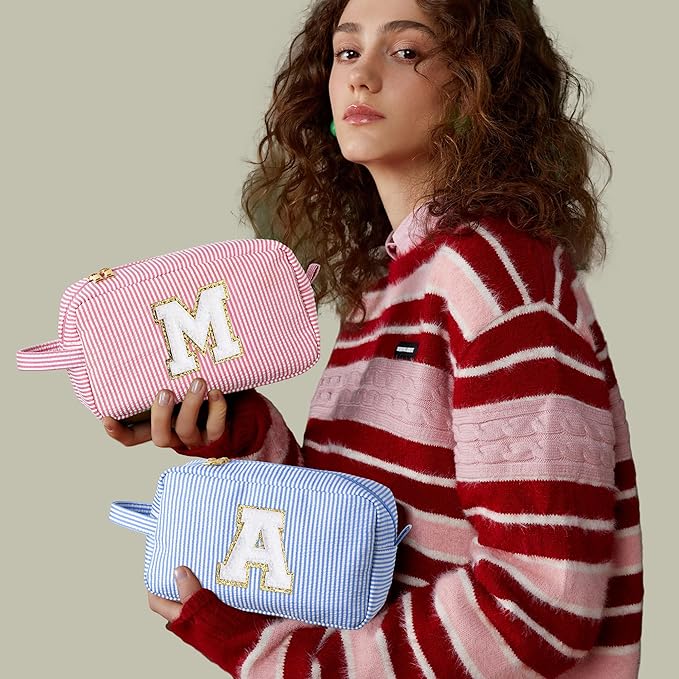 YOOLIFE Initial Cosmetic Bag for