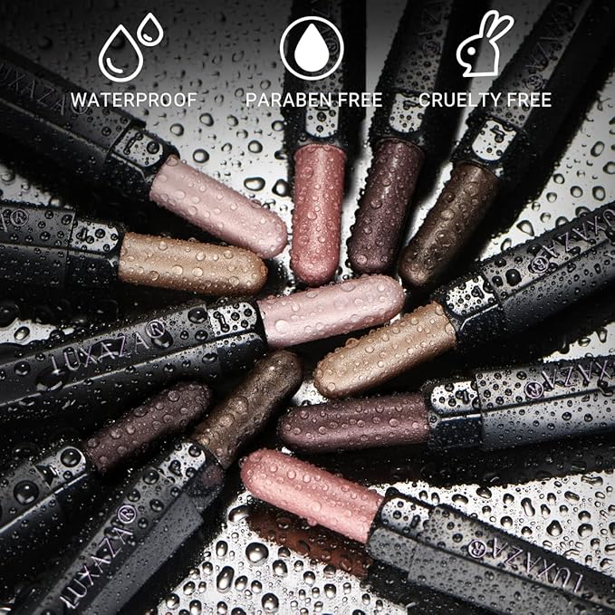 6PCS Cream Eyeshadow Stick Makeup Sets, Metallic And Matte Shimmer Eye Shadow Eye Brightener Stick Pencil Crayon, B06-Pink Ocean