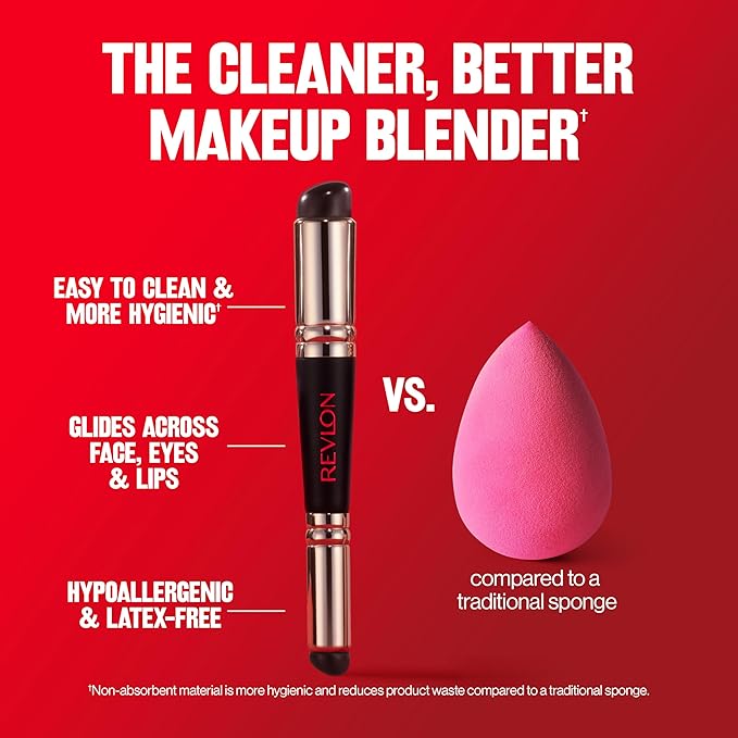 Revlon Dual Ended Jelly Makeup Blender Tool, Silicone
