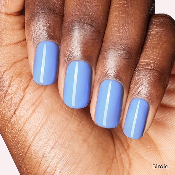 Dashing Diva One Gel Color & Magnetic Topper Duo - Birdie & Silver Glitter Topper - 3-in-1 Base Coat, Nail Color & Top Coat - Gel Nail Polish Set