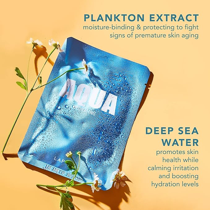 Lapcos aqua sheet mask, hydrating