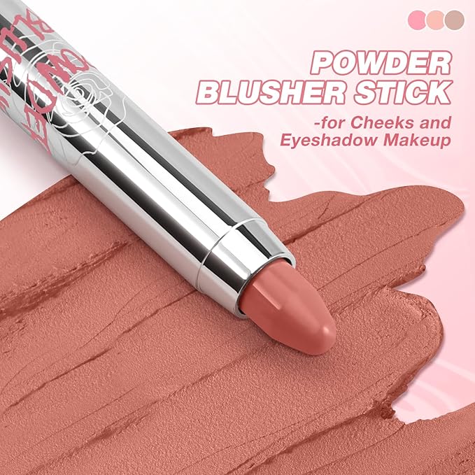 Boobeen Cream Blush Stick, Multi-Use Face Blush for & Blendable