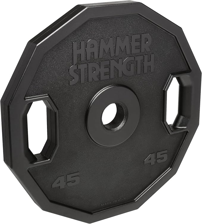 Hammer Strength 45Lb 12 Sided Urethane Olympic Plate