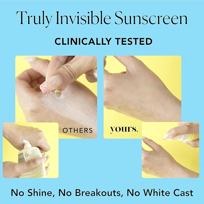 YOURS Invisible Sunscreen Sunny Side Up SPF 30 | Broad-spectrum | Apply Over Makeup | For All Skin Types | Lightweight Anti-Aging Sunscreen Mist | 1.4Oz