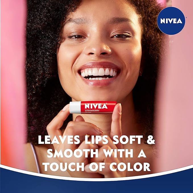 NIVEA Strawberry Lip Care - Tinted