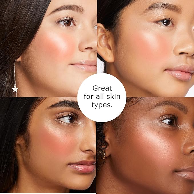 Frilliance Hydrating Cream Blush, Sheer Rosy Glow Tint, Cruelty Free Hypoallergenic for Teens of All Skin Types, 30 ml / 1 fl oz