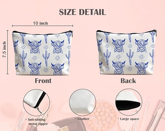 Western makeup bag,western gifts for