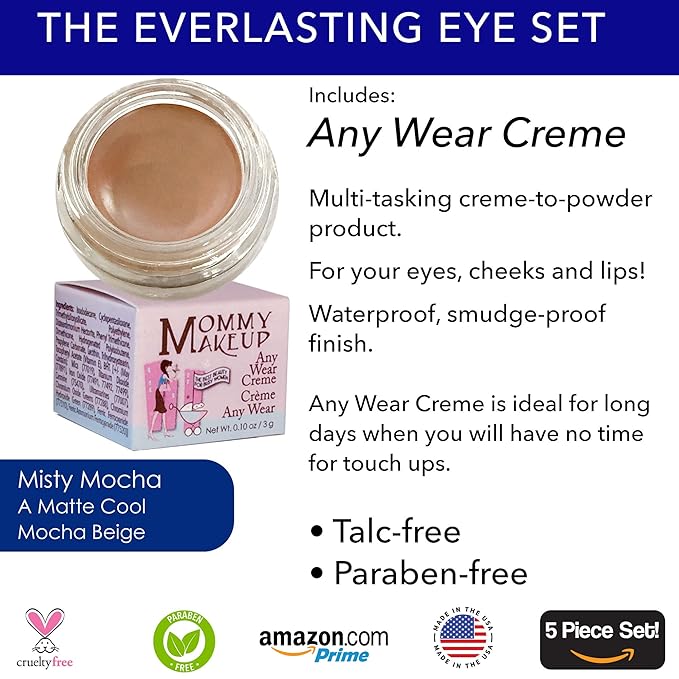 The Everlasting Eye 5 Piece Waterproof Makeup Set.