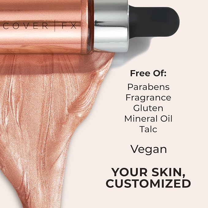 COVER FX Custom Enhancer Drops - Sunlight: Classic Liquid Highlighter 15mL