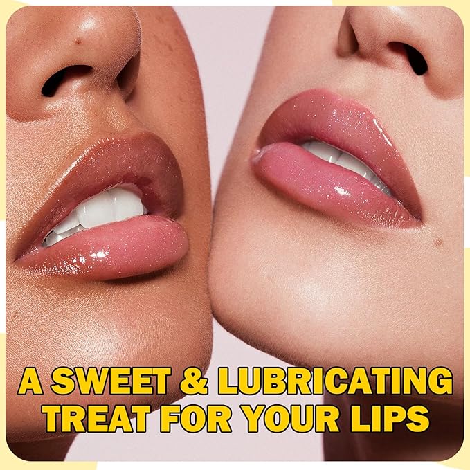 2PCS Lip Balm Honey Pot,Moisturizing Lip