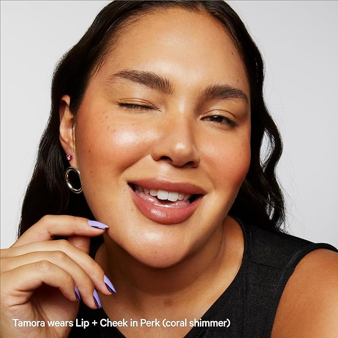 Milk Makeup Lip + Cheek, Perk (Coral Shimmer) Cruelty Free