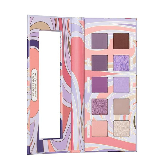 Pacifica Eyeshadow Palette – Purple Nudes Mineral Eyeshadow, Wearable Purple Tones with Matte, Shimmer & Metallic, Cocoa Butter Infused, Talc-Free, Vegan & Cruelty-Free, 0.24 oz (10 Shades)