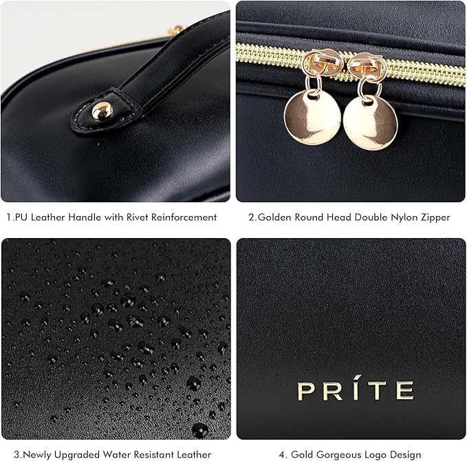 Prite travel cosmetic bag makeup